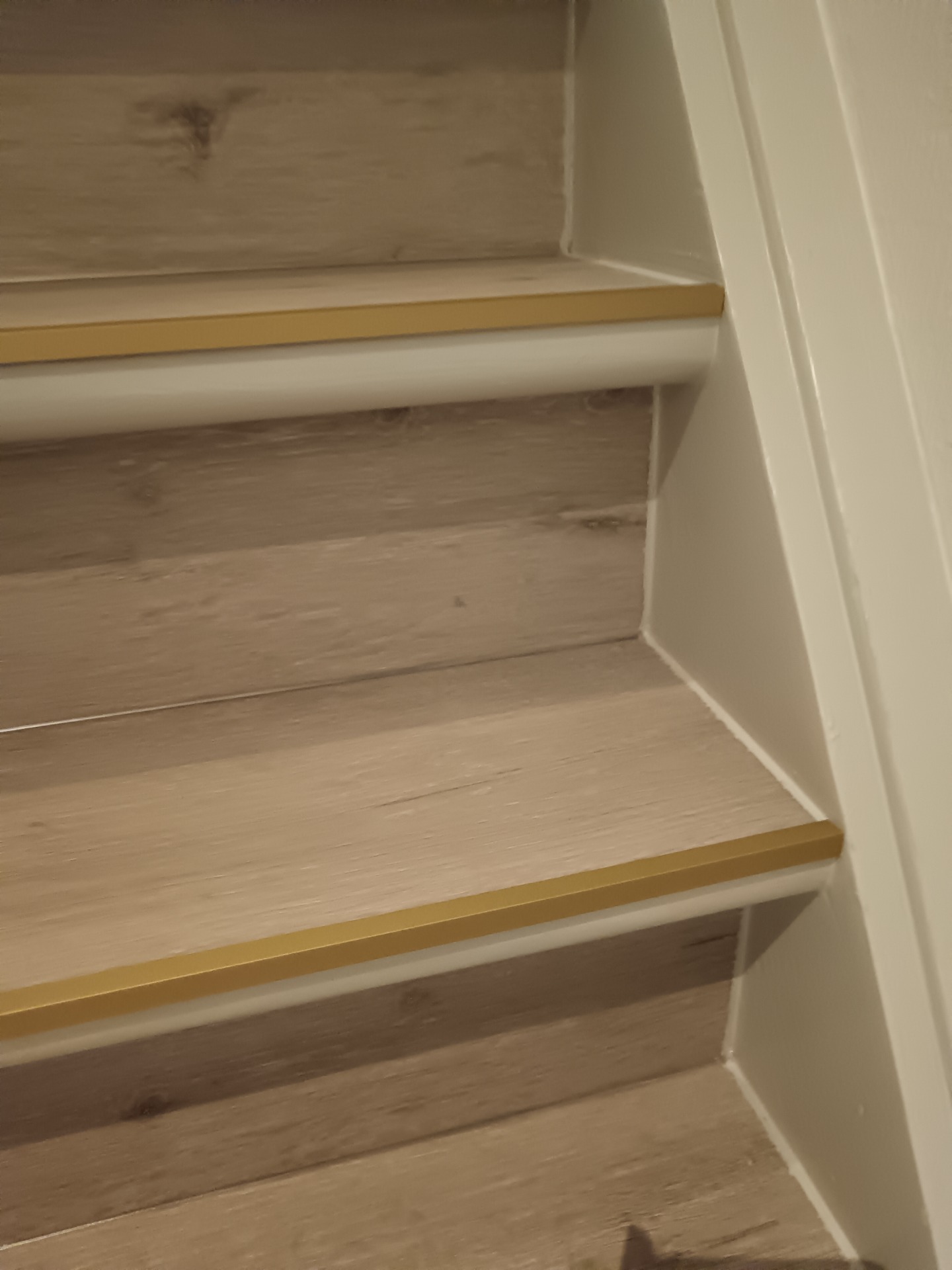 Detail van trap in laminaat